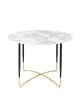 Стол обеденный Stool Group Даймакс FDC9283 DUAL белый мрамор 110x110x77 фото 3