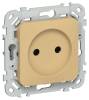 Розетка 1-местная IEK Flite FI-R10-10-1-K89 шамуа