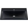 Раковина Uperwood Foster Quartz 291030034 70 см, уголь, черная матовая