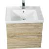 Тумба с раковиной Art&Max Techno подвесная, 60, дуб мелфорд фото 2