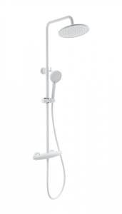 Душевая стойка Wonzon & Woghand WW-B3031-A-MW с термостатом, белый