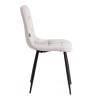 Стул Tetchair Chilly (mod. JSC-220) 21497 Light grey (светло-серый) HLR14, черный, велюр, металл фото 2