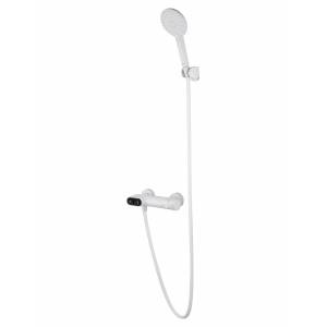 Смеситель для ванны Wonzon & Woghand WW-A30902-MW с душевым гарнитуром, белый матовый