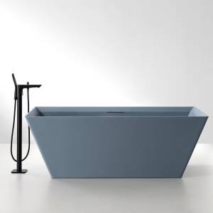 Ванна из искусственного камня Abber Berlin AM9912G серая