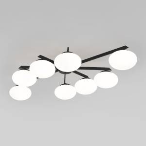 Потолочный светильник Eurosvet Opaline 70220/8 черный Smart