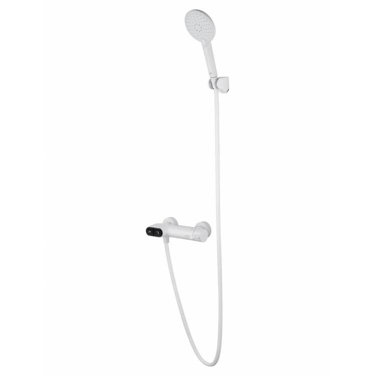 Смеситель для ванны Wonzon & Woghand WW-A30902-MW с душевым гарнитуром, белый матовый