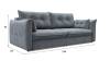 Диван прямой Лига Диванов Лига-100 133656 Серый фото 10