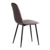 Стул Tetchair Breeze (mod. JSC-58) 21204 Dark grey (темно-серый) HLR24/черный 44x53x86 фото 3