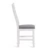 Стул Tetchair Rosario 20215 white, ткань тёмно-серая (150) разобранный 39x39x99 фото 2