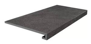 Ступень Kerama Marazzi Портленд KM8080G0061RGCF фронтальная клееная антрацит матовый обрезной 33x80