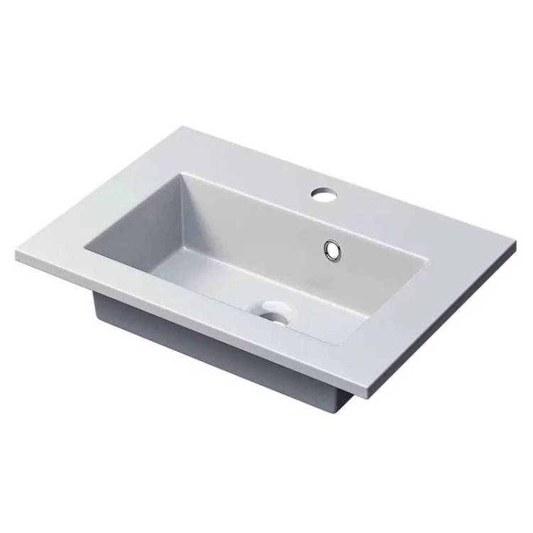 Раковина Uperwood Aurora RAurora50wg белая глянцевая, 50x36