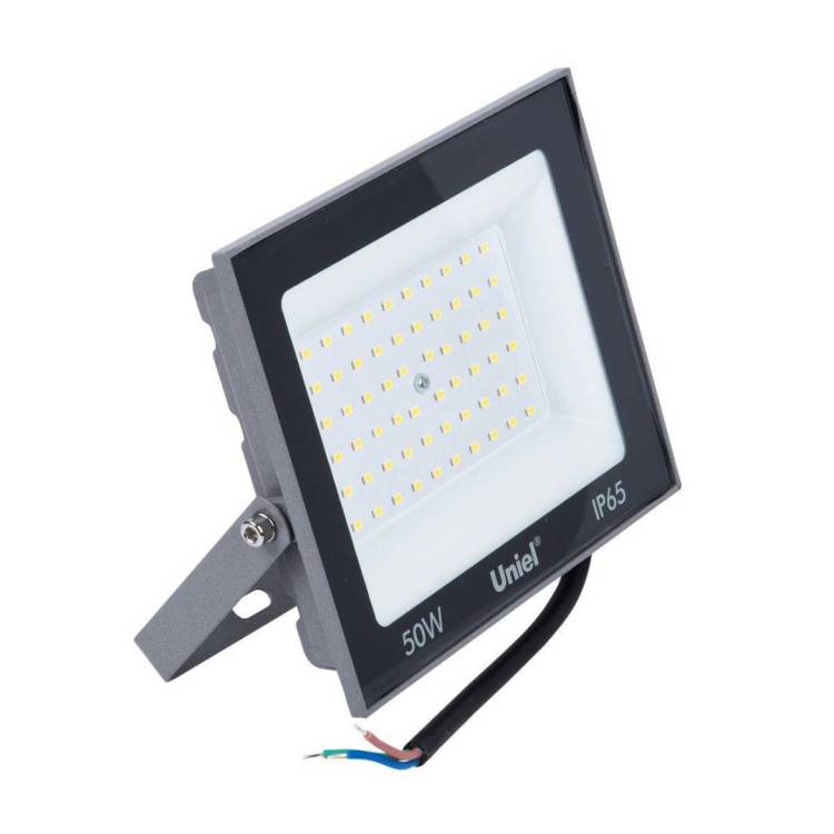 Светодиодный прожектор Uniel ULF-F23-50W/6500K IP65 160-240V Grey