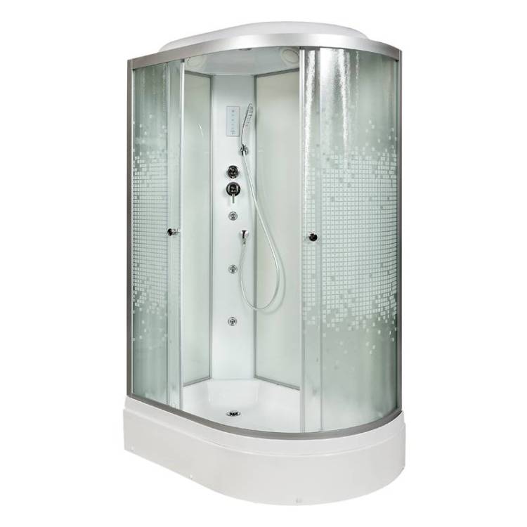 Душевая кабина AvaCan L720LGM+EL с гидромассажем и электрикой, 120x80x215