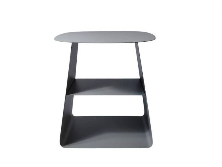 Стол журнальный Stool Group Leyre MT-123S DB-006 темно-серый, металл 40x40x44.5