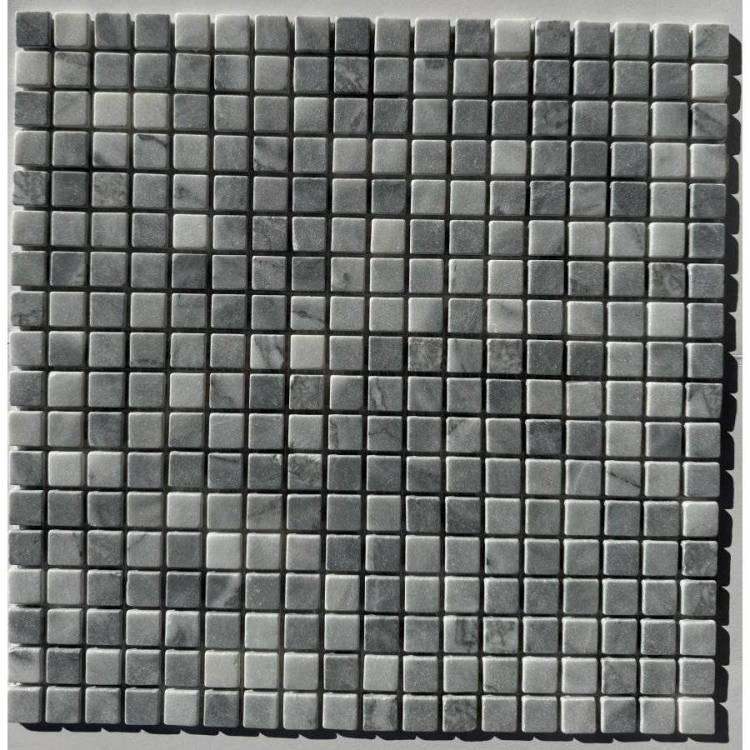 Мозаика Pixel Mosaic Мрамор PIX333 Ice Grey Матовая (1.5x1.5) 30.5x30.5