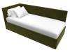 Кровать Лига Диванов Лига-039 122067L зеленый левая 90x200 фото 5