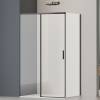 Душевой уголок Vincea Soft 2 VSR-3SO28012CLB профиль черный, стекло прозрачное, 120x80x200