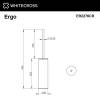 Ёршик WHITECROSS Ergo ER2276CR напольный, хром фото 2
