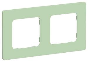 Рамка 2-постовая IEK Flite FI-M22-32-20-K93 фисташковый