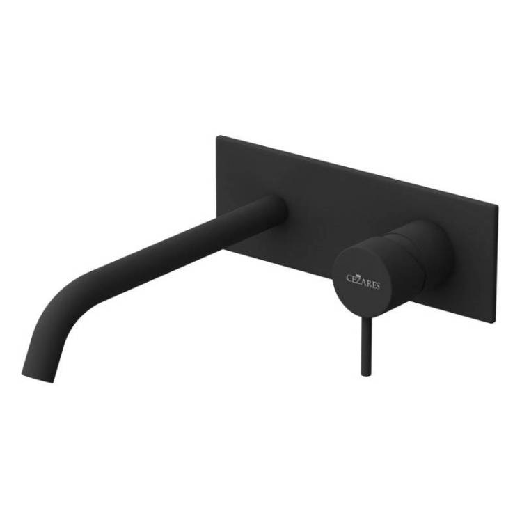 Смеситель для раковины Cezares Leaf LEAF-BLI1-L-NOP черный