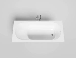 Ванна из искусственного камня Salini Ornella S-Sense 180x80, глянцевая