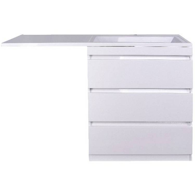 Тумба с раковиной Style Line Даллас 130 СС-00000558 белая R