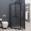 Душевой уголок Cerutti Spa CHIKA ZP101B 100x100x195 без поддона фото 6