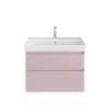 Тумба с раковиной Kerama Marazzi Cubo мальва матовая, 70 см, раковина CU.wb.70
