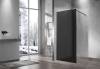 Душевая перегородка Vincea Walk in VSW-1H900GFGM профиль вороненая сталь, стекло матовое тонированное, 90x200 фото 2