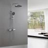 Душевая стойка Abber Thermostat AF8516L с термостатом и изливом, хром фото 3