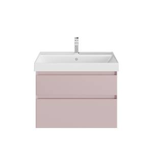 Тумба с раковиной Kerama Marazzi Cubo мальва матовая, 70 см, раковина CU.wb.70