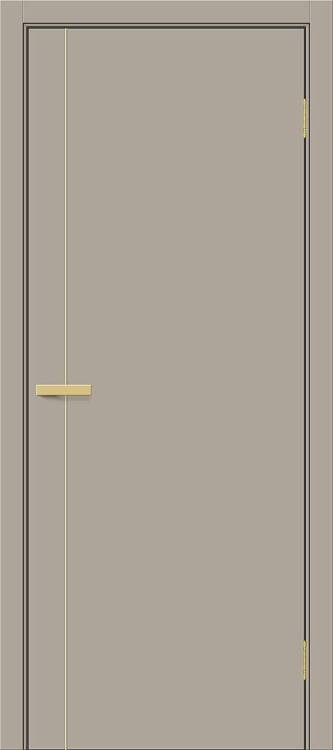 Межкомнатная дверь глухая Bravo Браво-0.10.П Полотоно Clay Silk 2000х600