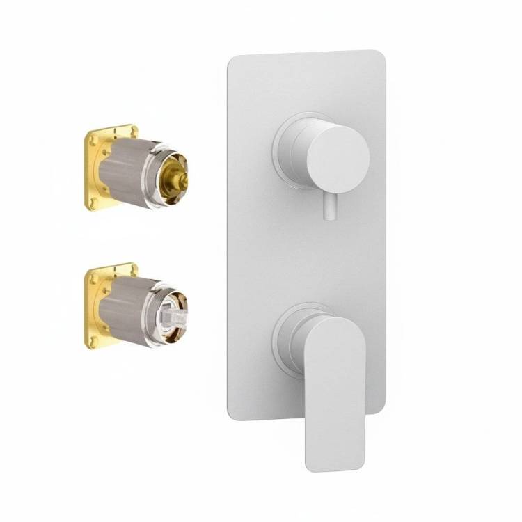 Смеситель для душа Remer Infinity I93KBBO белый матовый