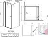 Дверь для душевого уголка Radaway EOS II KDJ 90 L фото 5