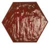 Керамогранит Prissmacer Rain Bordeaux Hex 19.8x22.8x1 фото 3