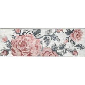 Декор Serenissima Cir Docklands 1047606 Inserto Flowers White S/1 8.6x26