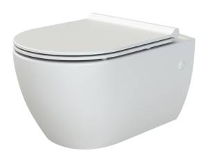 Унитаз подвесной Boheme Bianca 963-SET-MW с крышкой-сиденьем, белый матовый