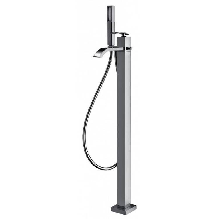 Смеситель для ванны Jacuzzi Glint IQCR136JAPI напольный, хром