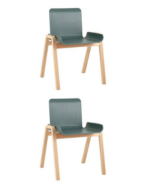 Набор из 2 стульев Stool Group Harbour XH-8617 green X2 зеленый