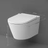 Унитаз подвесной AM.PM Inspire CCC501700SC с интегрированным электронным биде фото 12