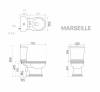 Унитаз-компакт Creo Ceramique Marseille COMBO-MA1002 с сиденьем микролифт фото 5