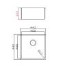 Кухонная мойка Grandex aqua Proline 44 3034133 Anthracite фото 2