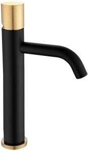 Смеситель для раковины Boheme Stick 122-BG.2 Black Touch Gold