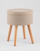 Пуф Stool Group Store Woody HS-WL14 V1 бежевая, рогожка, с ящиком фото 2