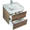Тумба с раковиной Art&Max Techno подвесная, 60, дуб бомонд лофт фото 3
