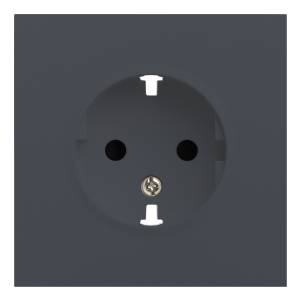 Лицевая панель для розетки 2к+з Rikett 35632 BT базальт