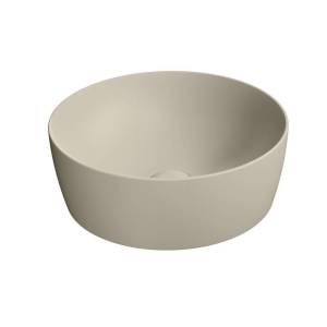 Раковина GSI Nubes 903908 40 см, бежевая матовая