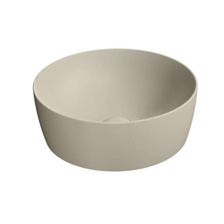 Раковина GSI Nubes 903908 40 см, бежевая матовая