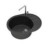 Мойка кухонная Maretti Kitchen MR615-BL черный, 61.5x50 фото 2