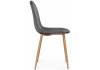 Обеденная группа Woodville Диан 579118 white, dark gray, стулья ткань фото 10